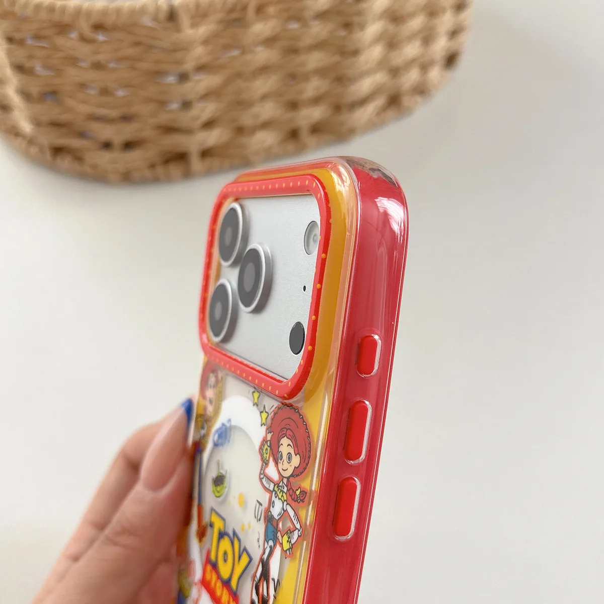 Toy Story Water Slide Game Phone Case with Beaded Strap for iPhone 17 16 15 14 13 Pro Max — MagSafe